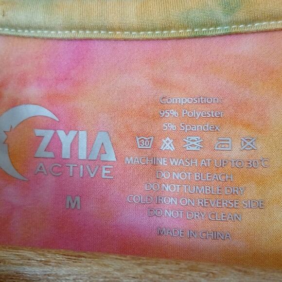 Zyia Hendrix Kettle Bell Moon Tie Dye Muscle Tank Top - Picture 2 of 4